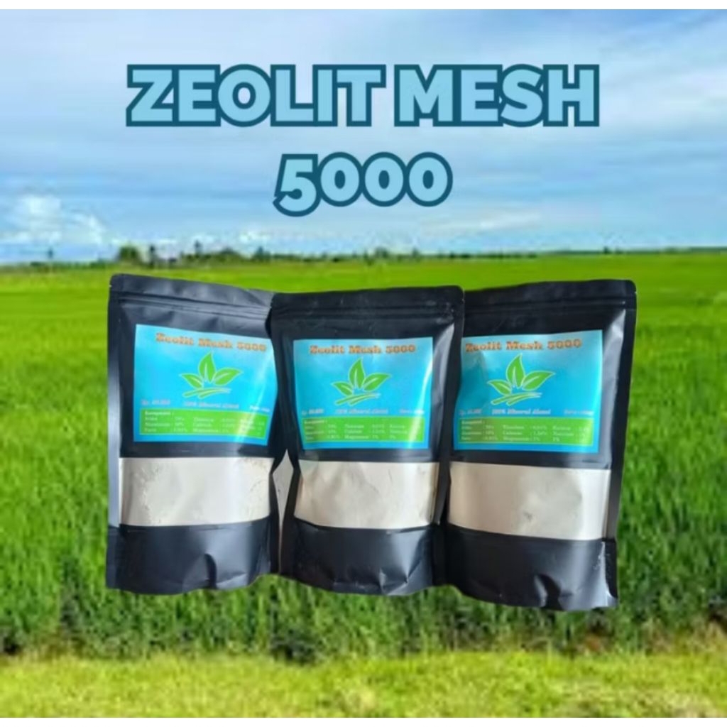 tepung zeolite pembenah tanah mesh 5000 5kg