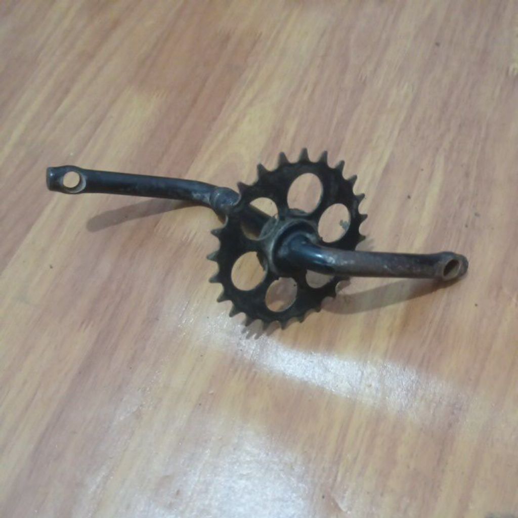 crank langsungan bekas sepeda anak uk 12-16