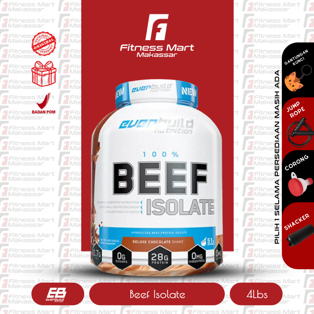 EVERBUILD Nutrition 100% Beef Isolate Hydrolized 4lbs