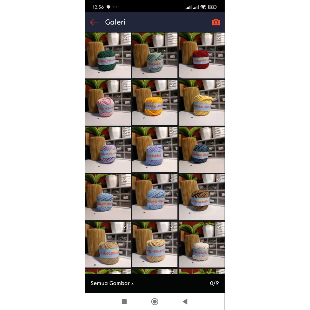 benang macrame 3&4mm permeter