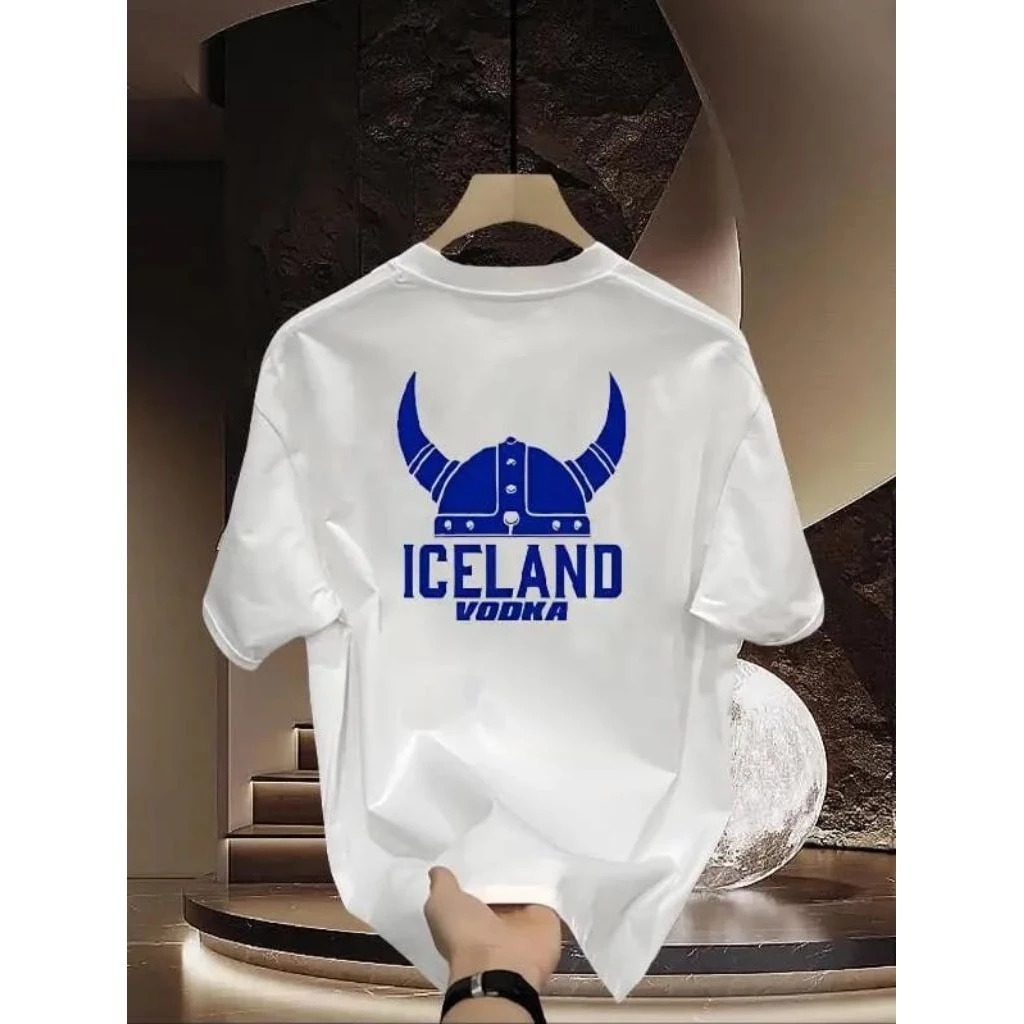 Kaos Iceland Vodka / Baju Distro Iceland Vodka / Kaos Pria Dan Wanita Cotton Combed 24s