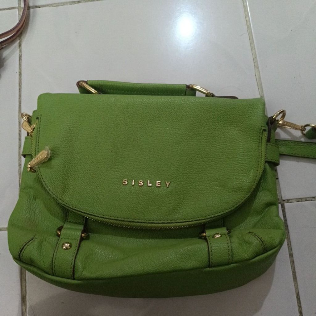 Tas selempang kulit asli preloved