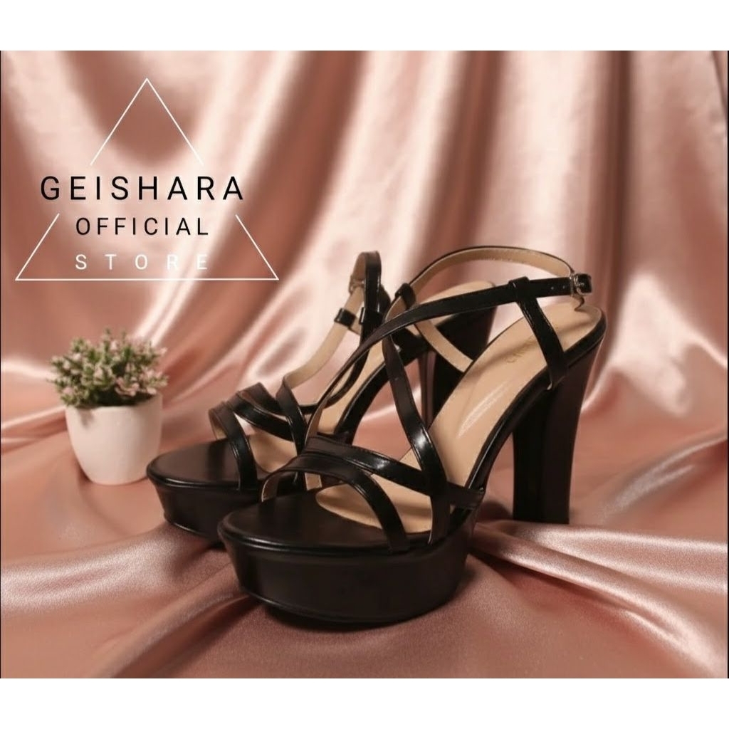 Geishara-Sandal Pesta Casual wanita/Sandal Hak Tinggi Wanita