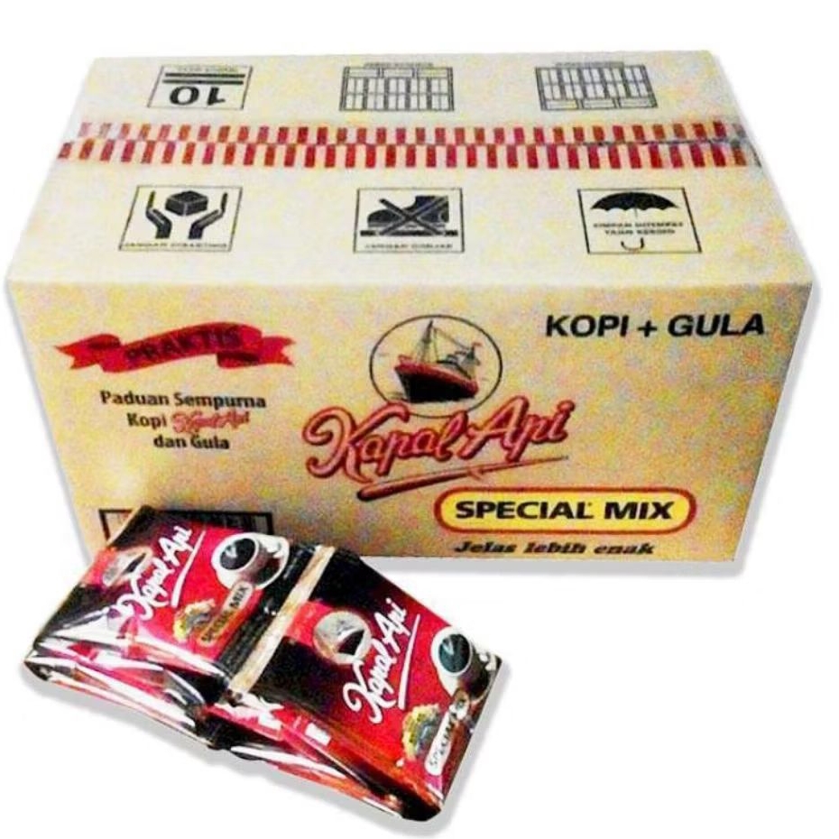 Kapal Api Special Mix 1 Dus (Varian paling populer, biasanya isi 12 renceng x 10 sachet x 23gr/24gr)