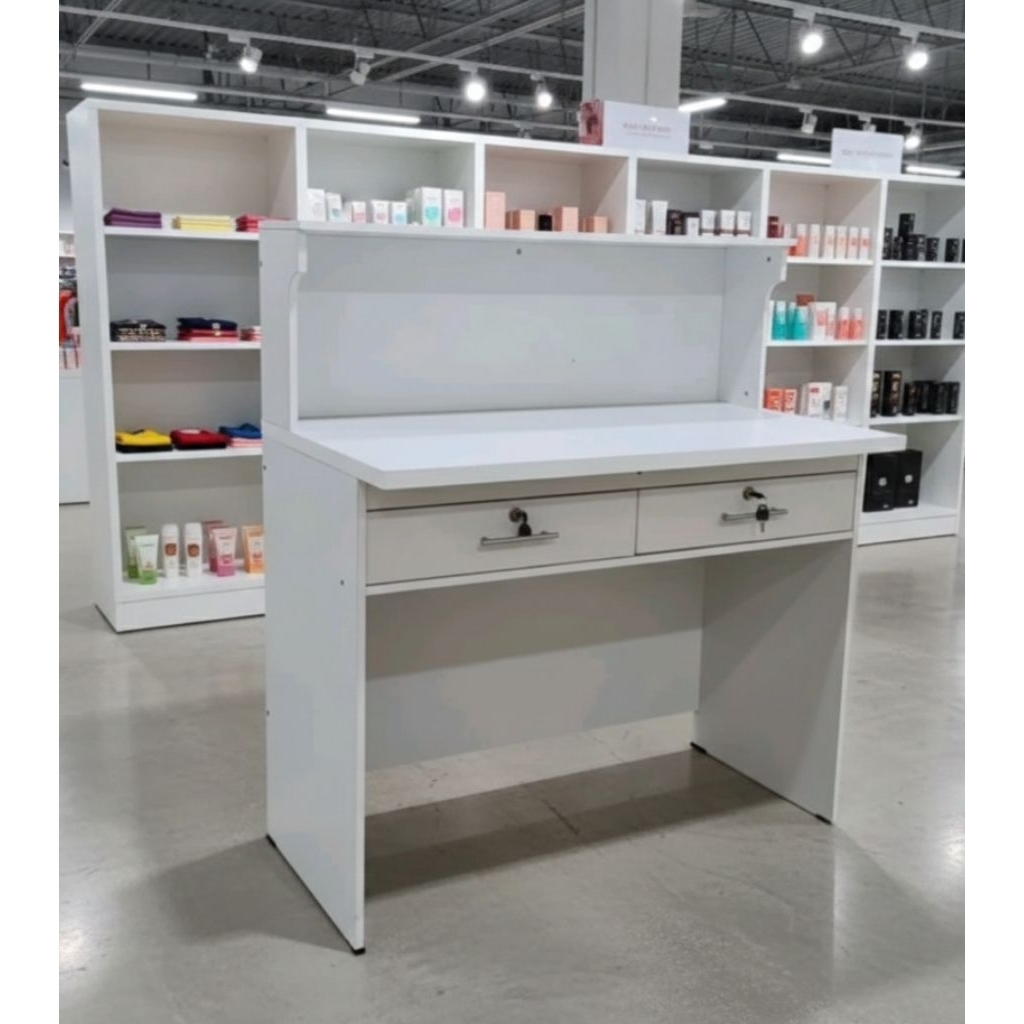 meja kasir meja resepsionis meja kerja meja toko minimarket murah