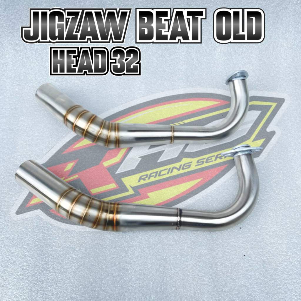 Leheran Standar Knalpot Beat Old Beat Karbu Scoopy Karbu Jigzaw Head 32 Leher Tabung Standar Pipa Ty