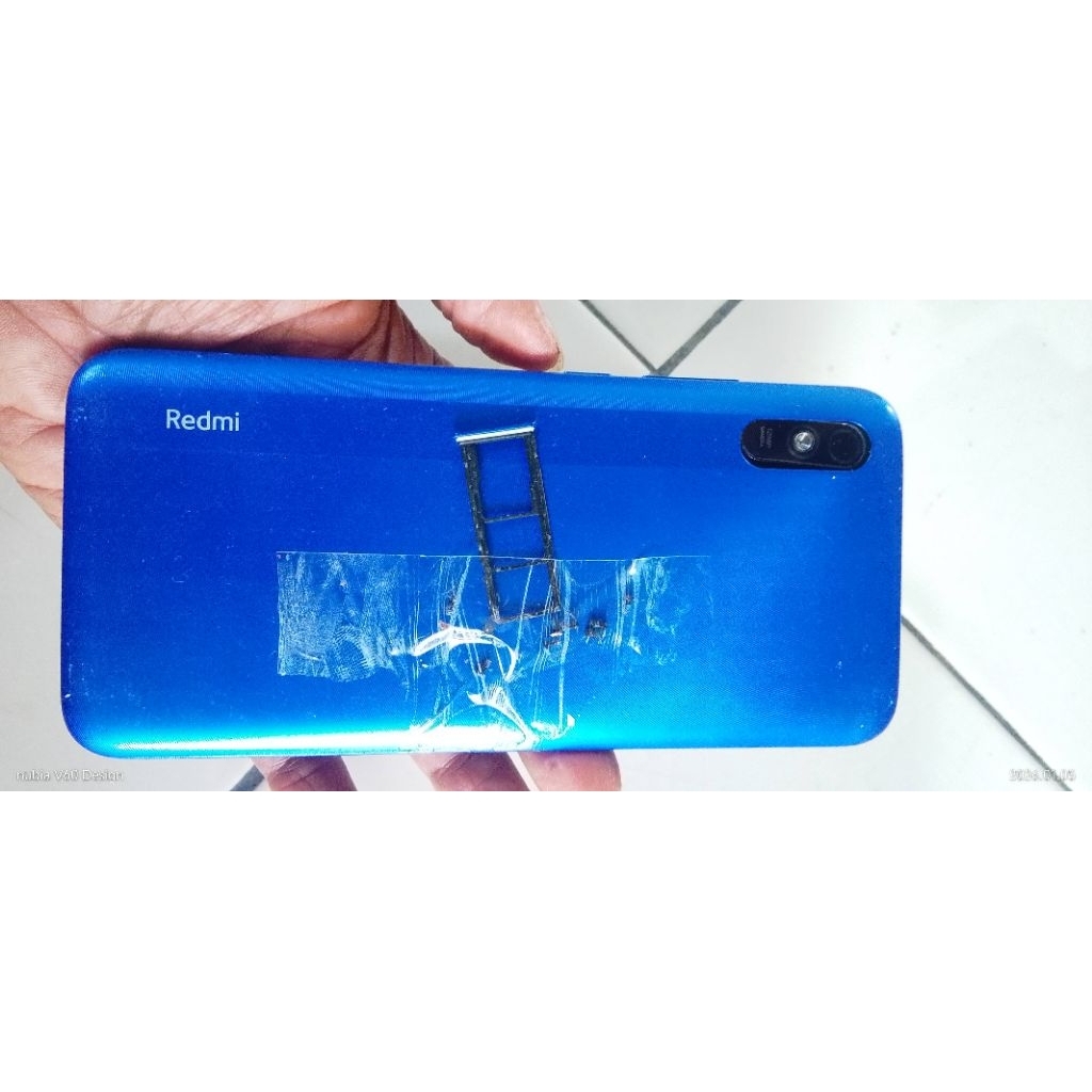 lcd + frame redmi 9a orie copotan unit