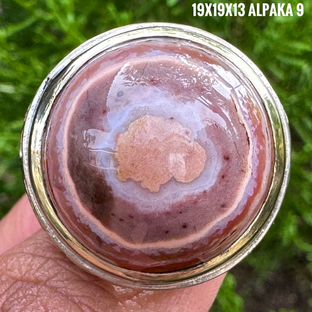 Cincin Batu Akik Natural Sulaiman Mata