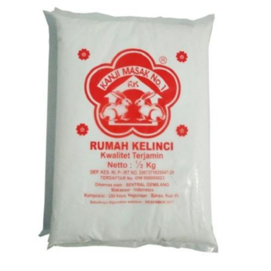 Tepung Tapioka/Tepung kanji Rumah kelinci/Pasar Sayur Makassar