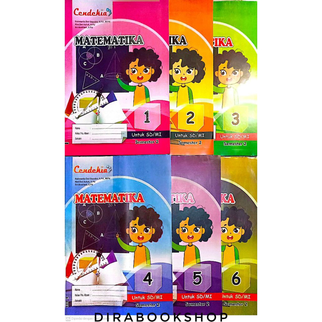 Semester 2 LKS MATEMATIKA CENDEKIA kelas 1/2/3/4/5/6 Sd Revisi 2026