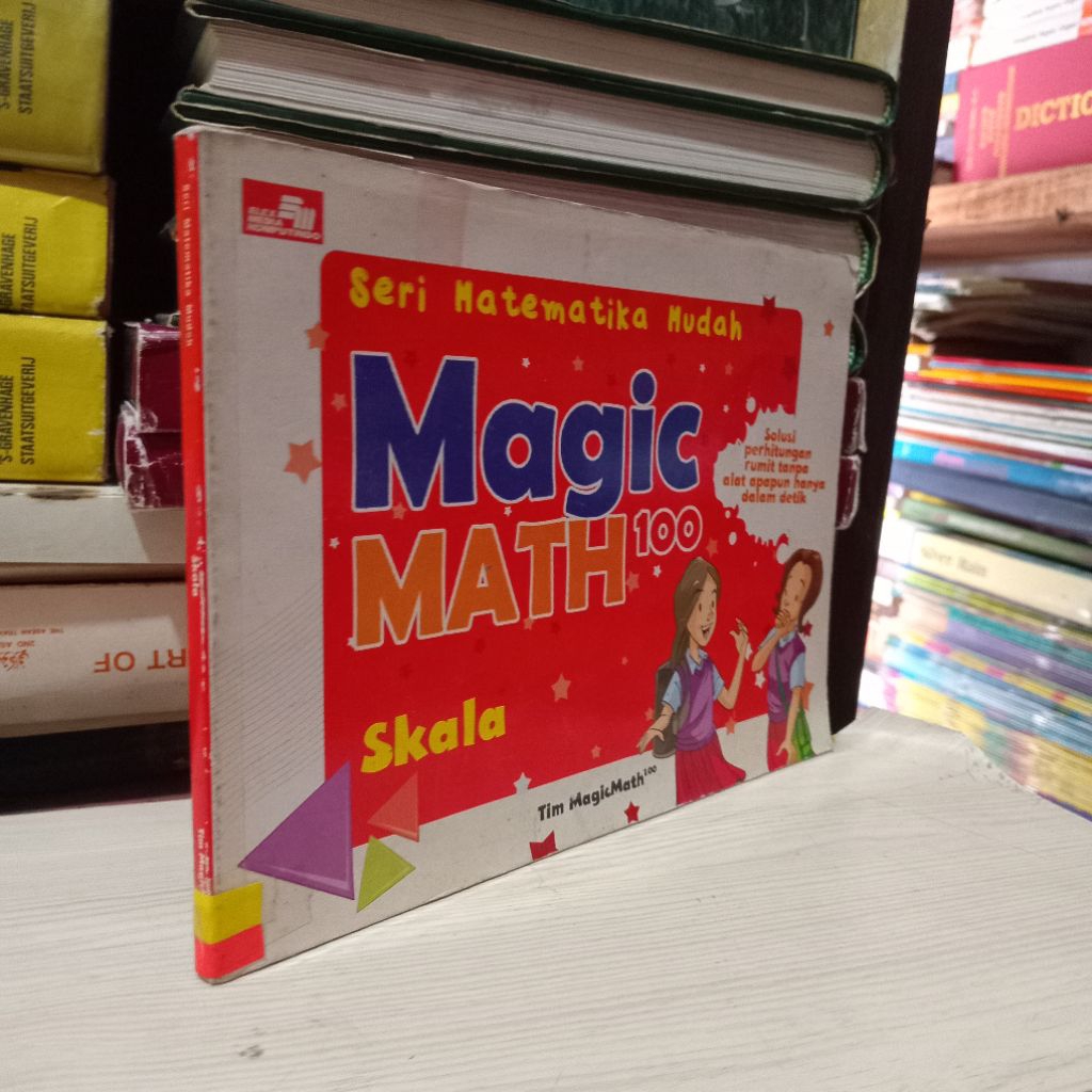 buku seri matematika mudah  magic math#Rak hitam