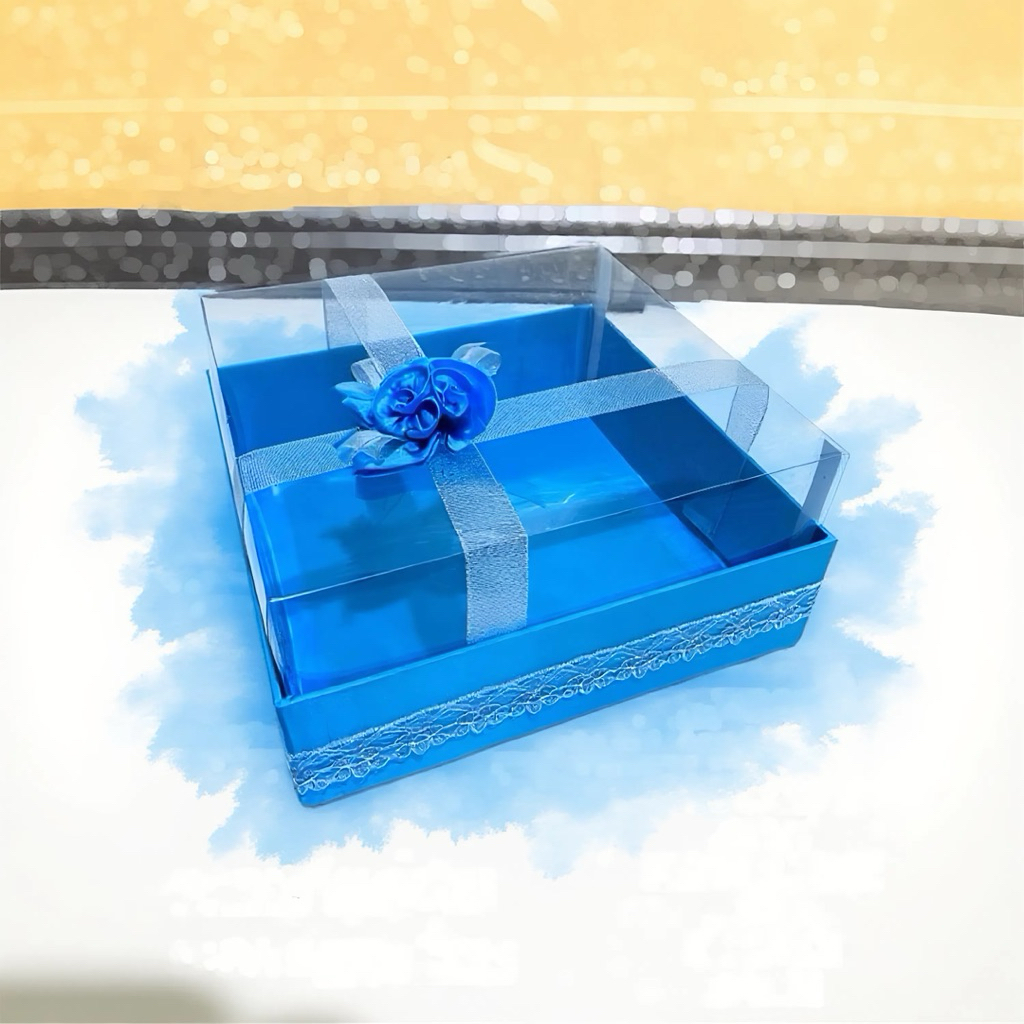 Box Hantaran / Kotak Hantaran Mika Satuan 25*25*11