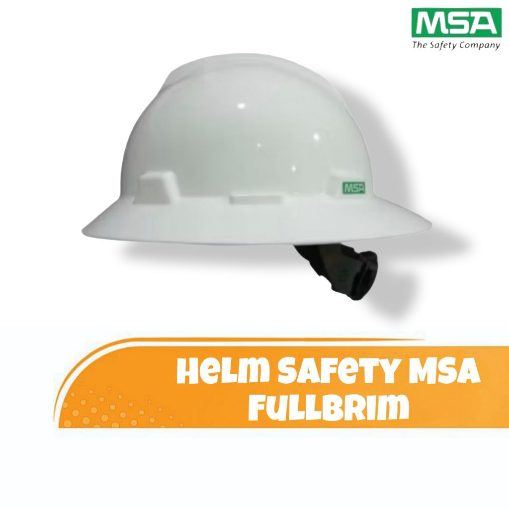 Helm Safety MSA Fulbrim - Helm Safety Proyek MSA Original + Fastack
