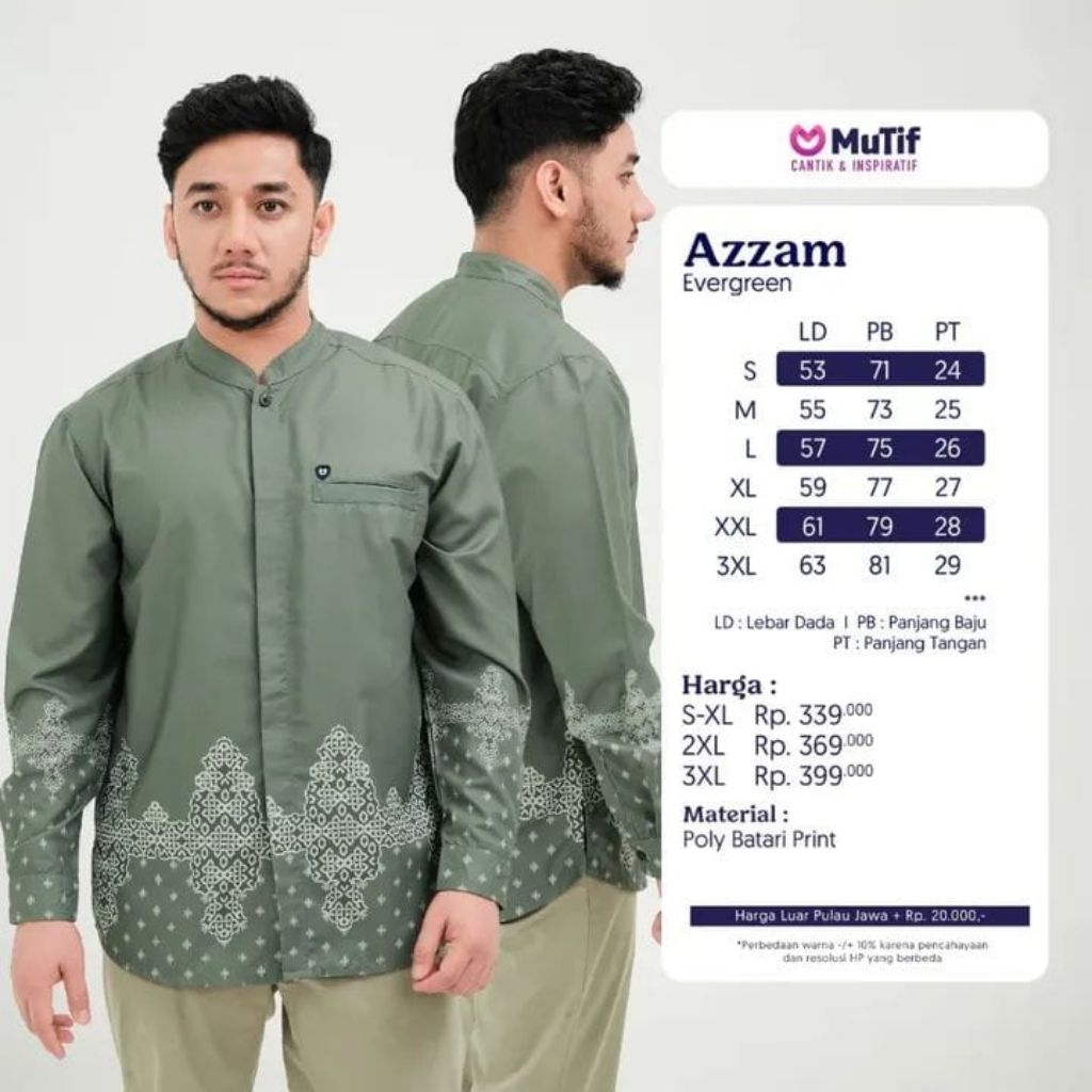 Sarimbit Mutif 2026 AZZURA-AZZAM Evergreen