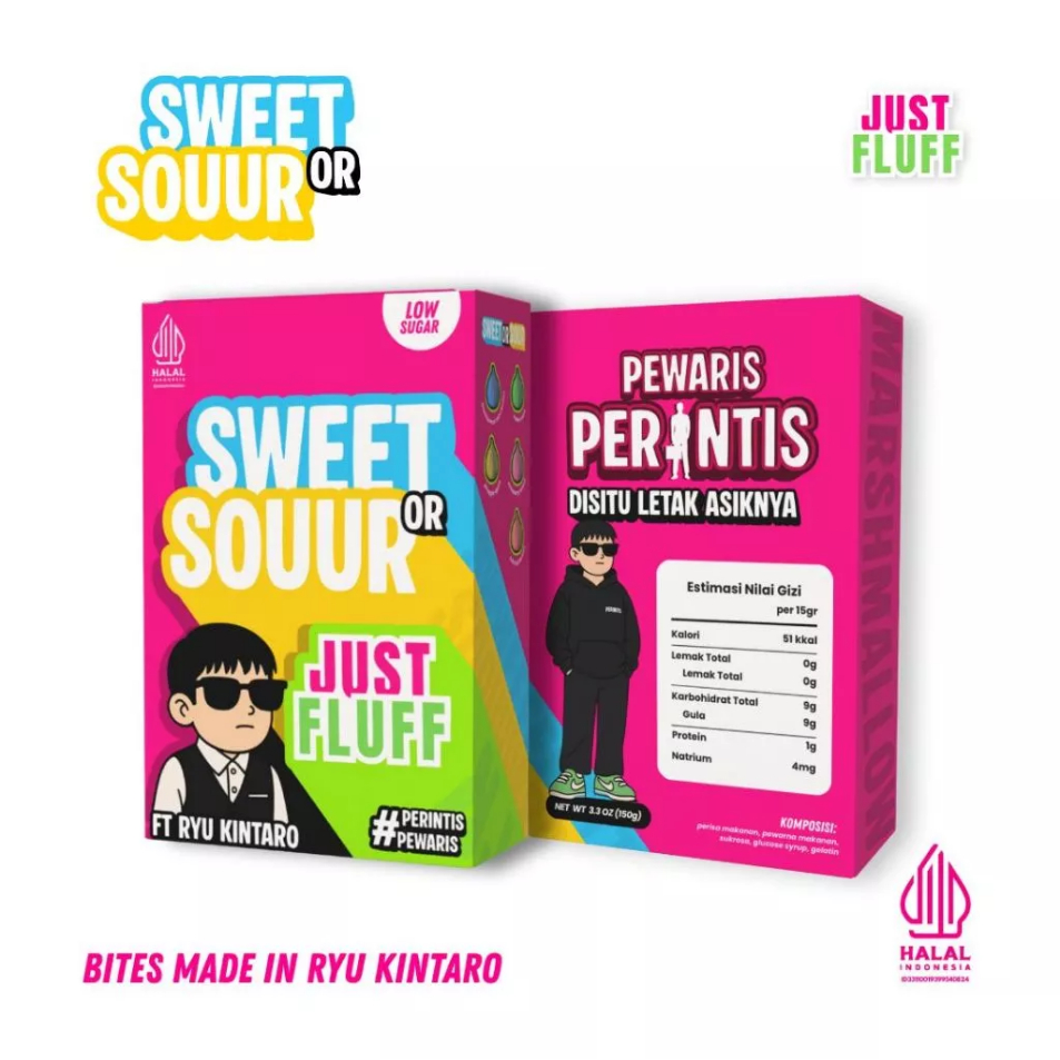 [Marshmallow Justfluff] PeWaris or Perintis X Ryu Kintaro [Rendah Gula] [HALAL]