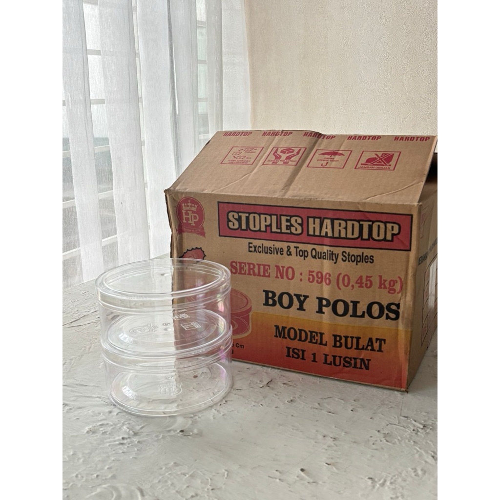 Toples Kue Kering Plastik Hardtop