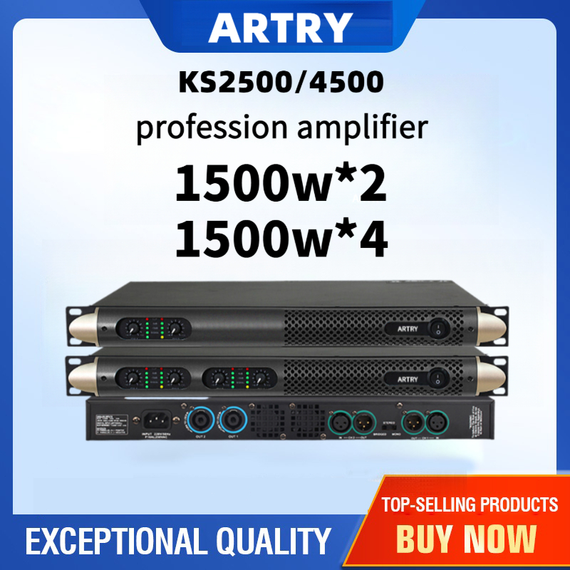 ARTRY KS2500/KS4500 Professional Power Amplifier Digital Power Amplifier Four/Two Channel Large Conf