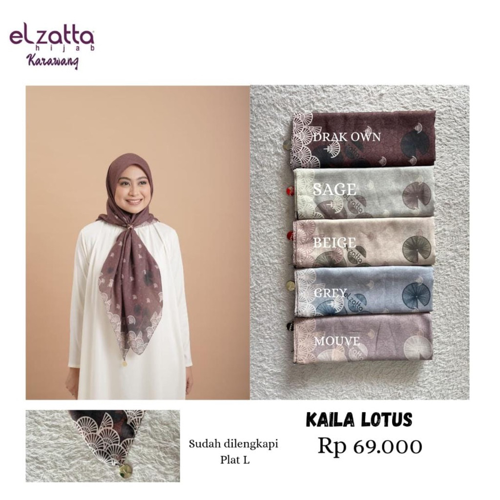 Kaila lotus elzatta segiempat elzatta
