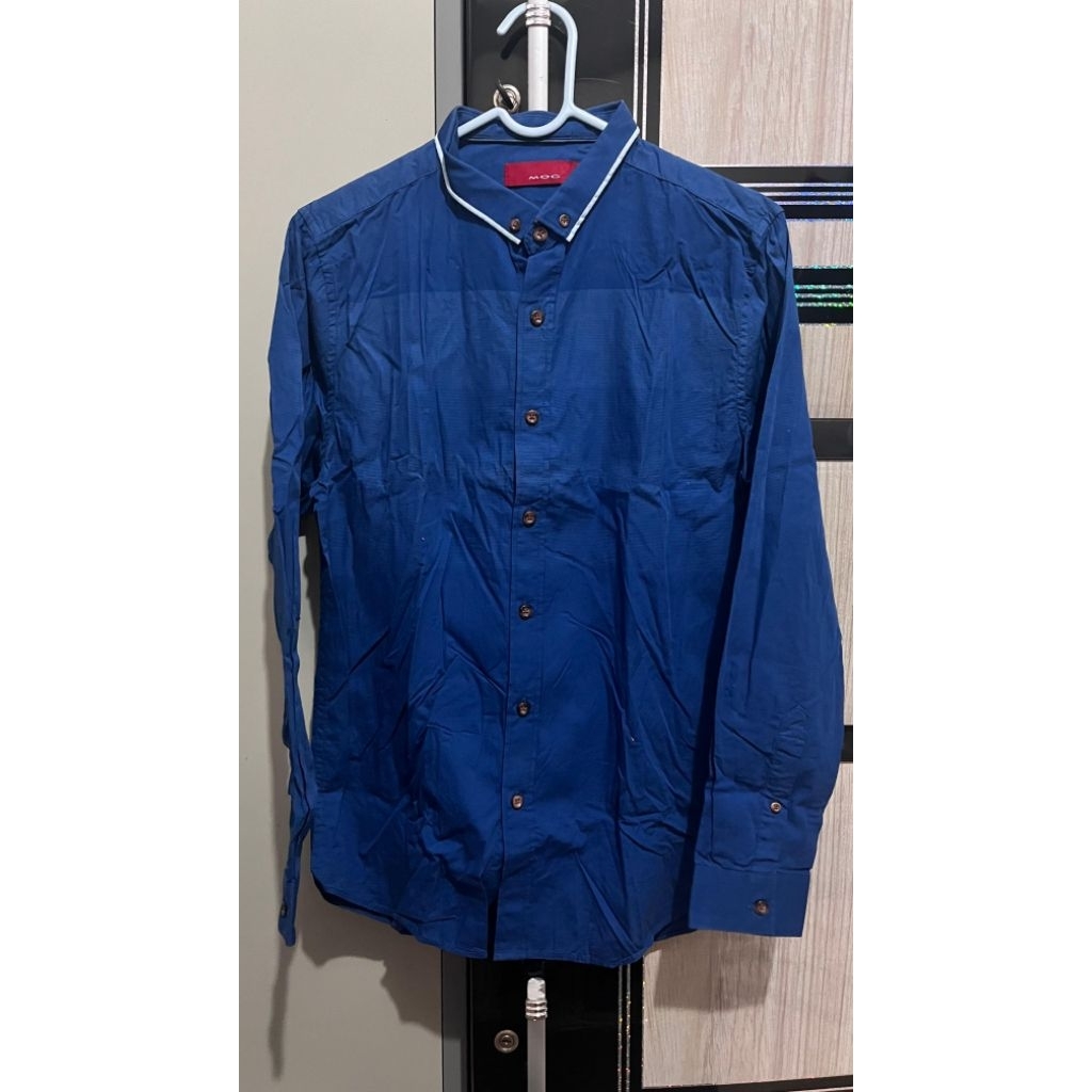 Kemeja pria lengan panjang brand MOC