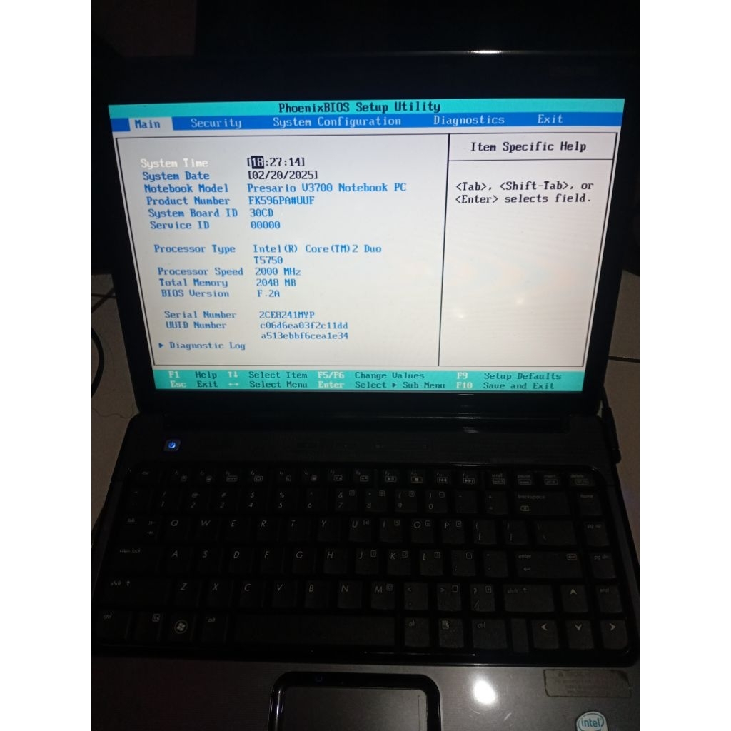 laptop compaq presario v3000