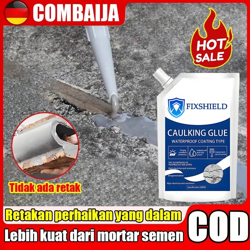 Lem Beton Anti Retak Cepat Kering - Perekat Beton Dinding Tembok Retak - Lem Anti Bocor