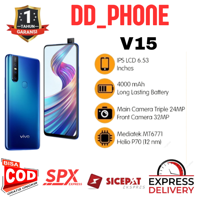 HP VIVO V15 99% baru RAM 8GB+256GB/HP MURAH/smartphone/handphone/Lift Kamera/6.53inch/hp android