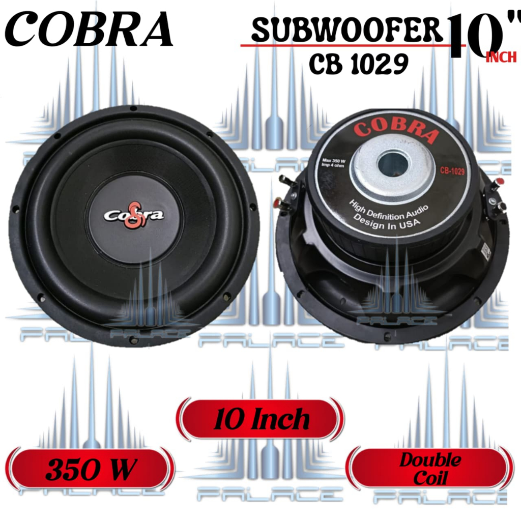 Subwoofer 10 Inch - COBRA CB 1029 DOUBLE COIL MAGNET BESAR