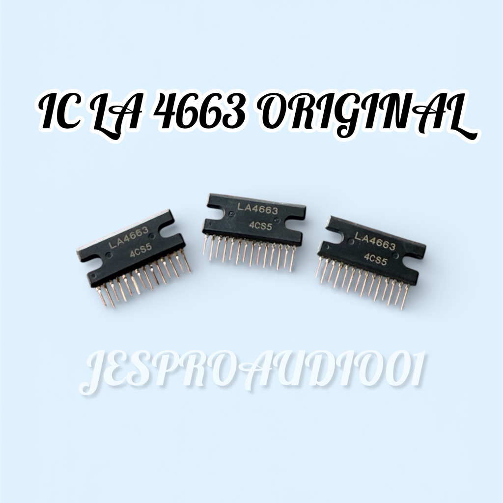 IC LA4663 Original BTL 2-channel power amplifier IC
