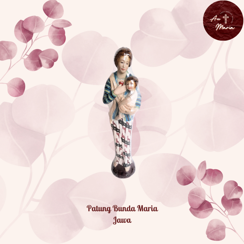 patung bunda maria jawa batik MB-22-JAVA