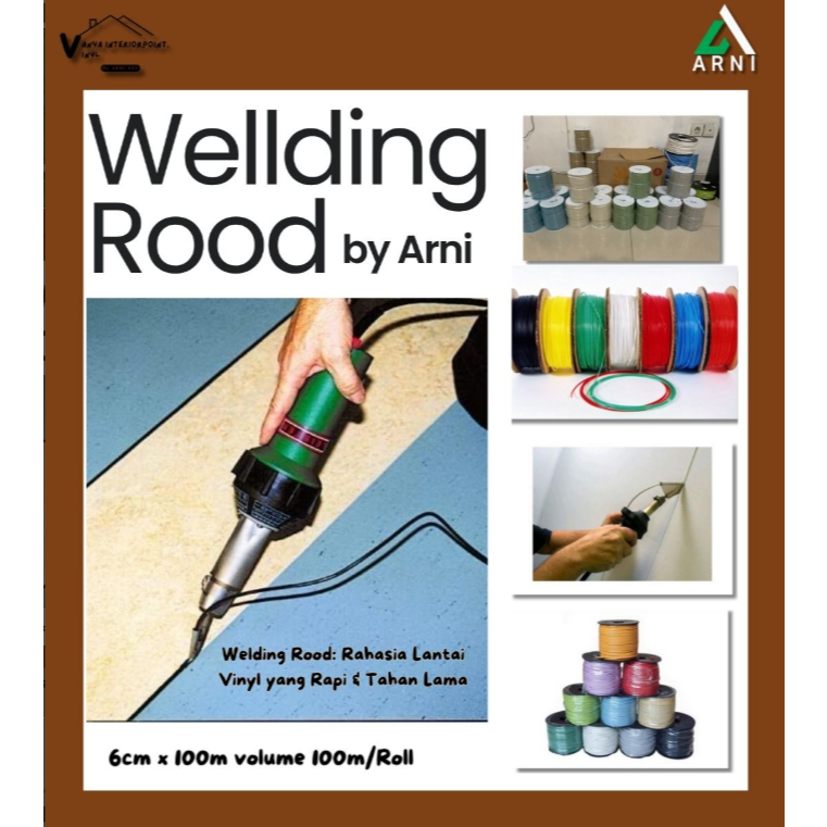 Welding Rod Lantai Vinyl Roll | Finishing Sambungan Rapi & Kuat