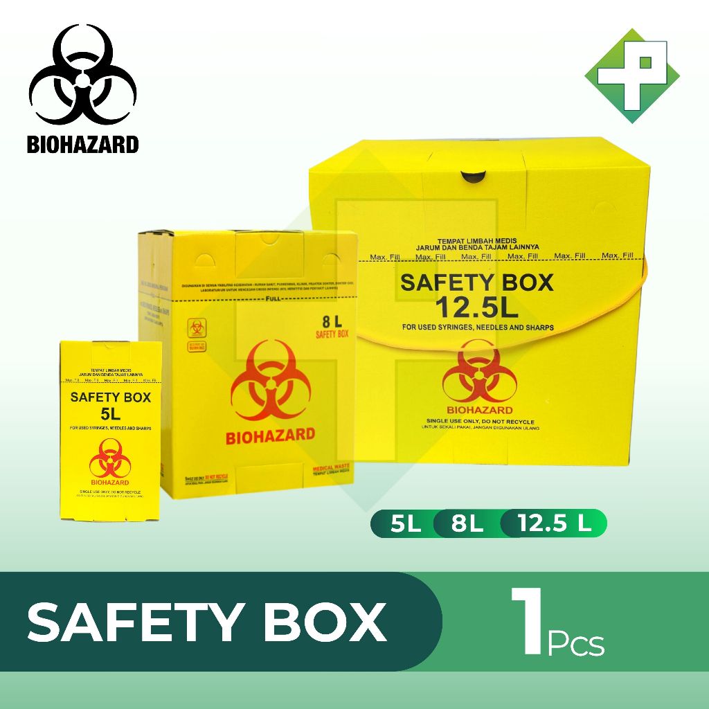 Biohazard Safety Box Medis | Tempat Sampah Medis | PENTALOGY