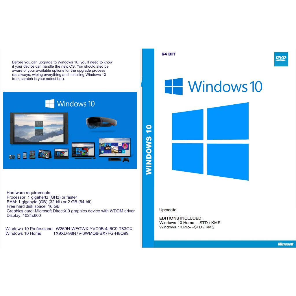 WINDOWS 10 64 BIT