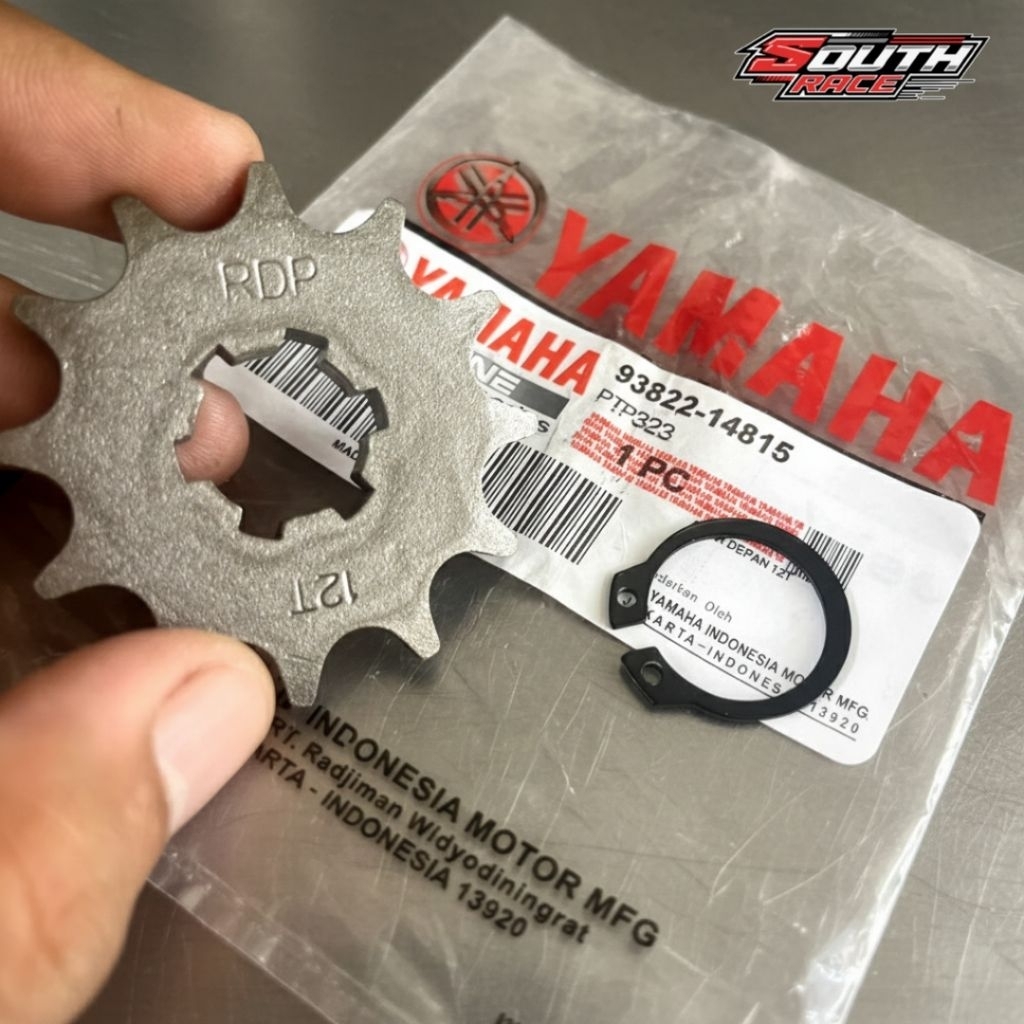 Gear Depan Yamaha 12T 428 + Klip | RX King Fizr RXK RXR RXS RXZ Original | 93822 14815