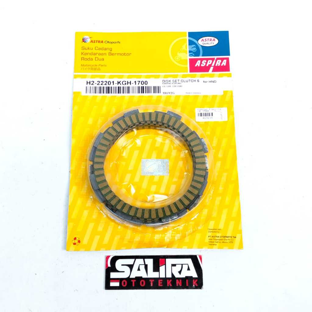 Kampas Kopling Kanvas Kopleng Motor Honda CB 150R CB150R Streetfire CBR150R Sonic Aspira KGH