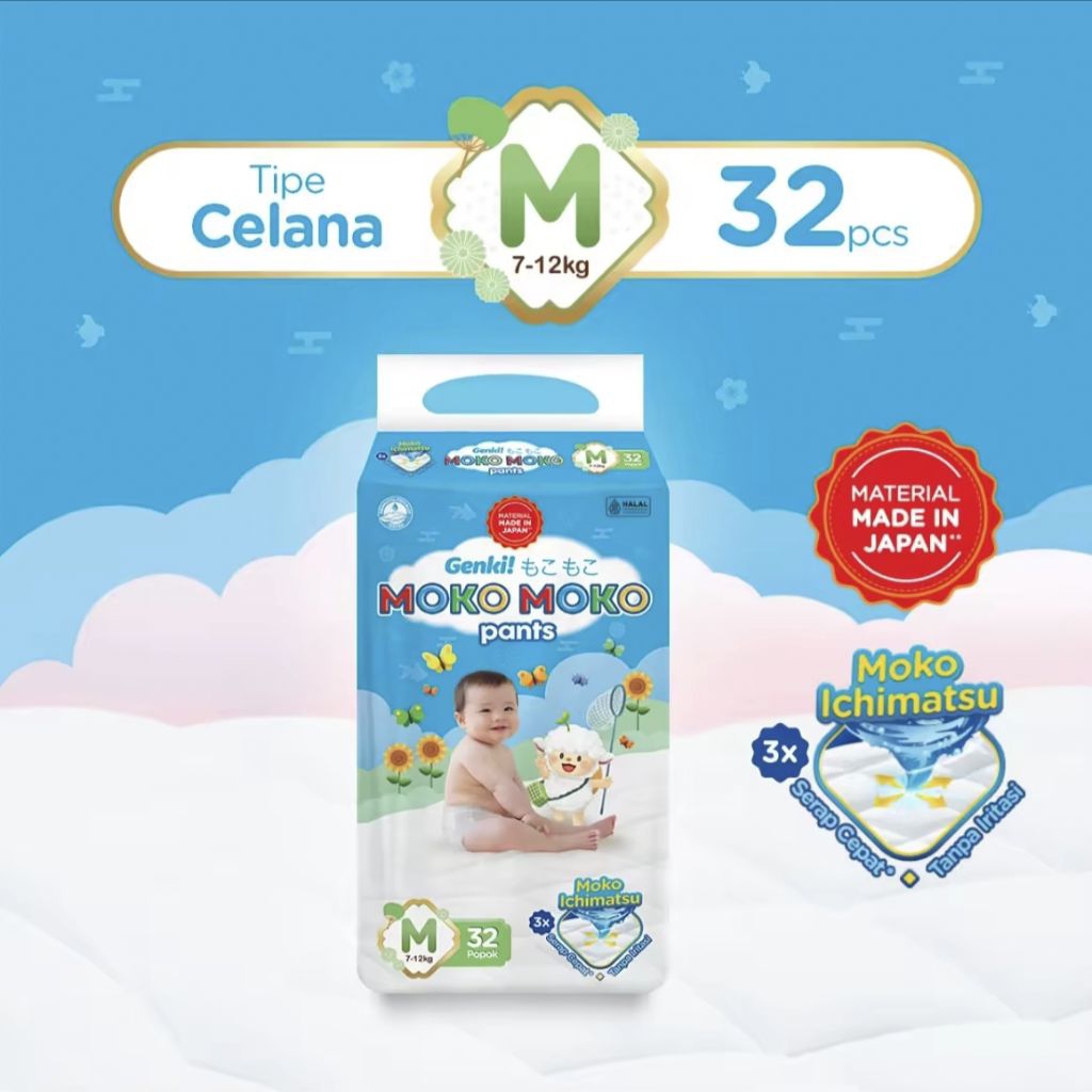 GENKI MOKOMOKO PANTS ORIGINAL 100%