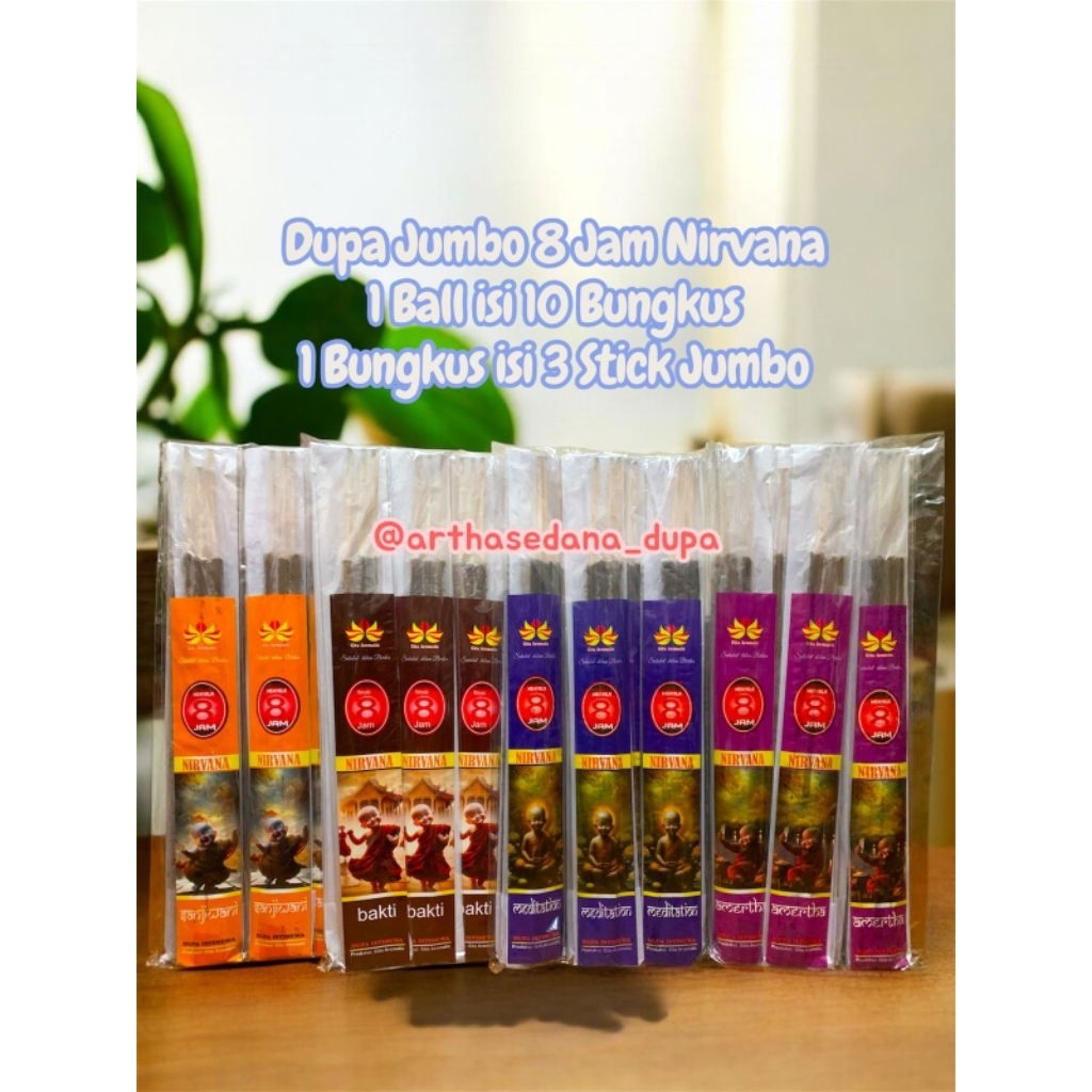 DUPA 8 JAM JUMBO NIRVANA. DUPA / HIO AROMATHERAPI HARUM MURAH TERLARIS.