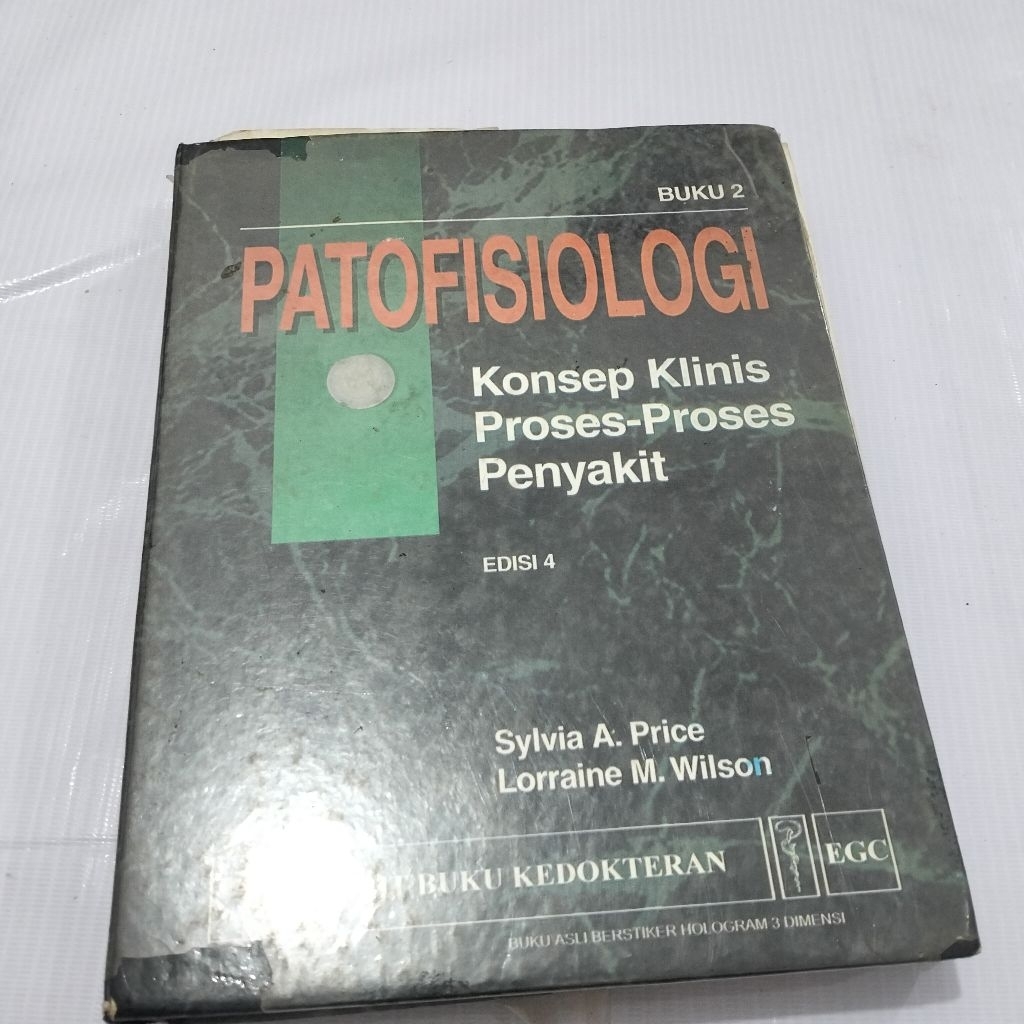 PATOFISIOLOGI KONSEP KLINIS PROSES PROSES PENYAKIT BUKU 2 BY SYLVIA A. PRICE HARD COVER