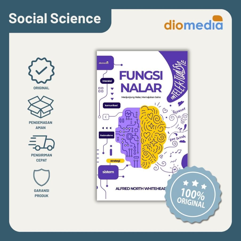 Fungsi Nalar Menjunjung Nalar, Memajukan Sains karya Alfred North Whitehead | Buku Sains |Penerbit D