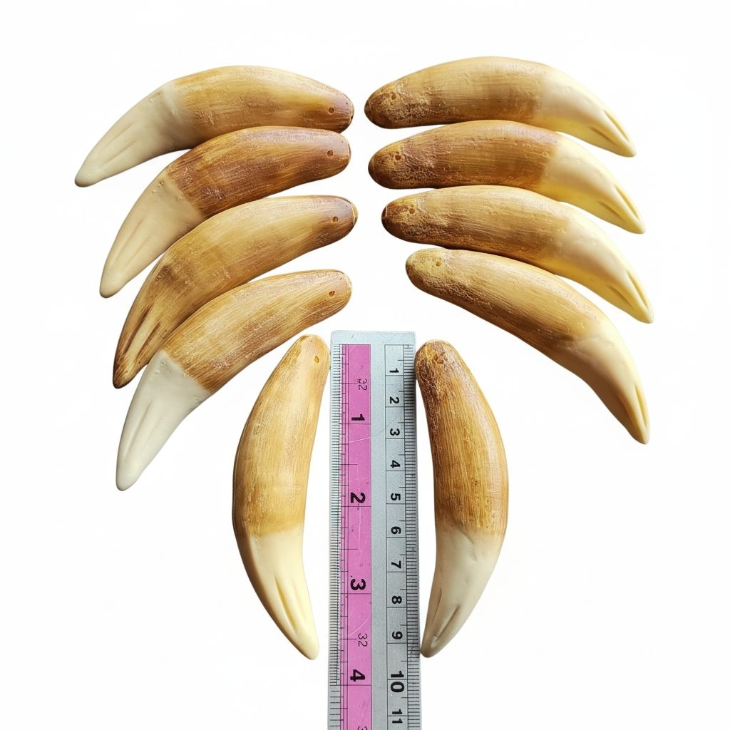 Taring HM Replika Imitasi 9,5 cm ( 1biji)