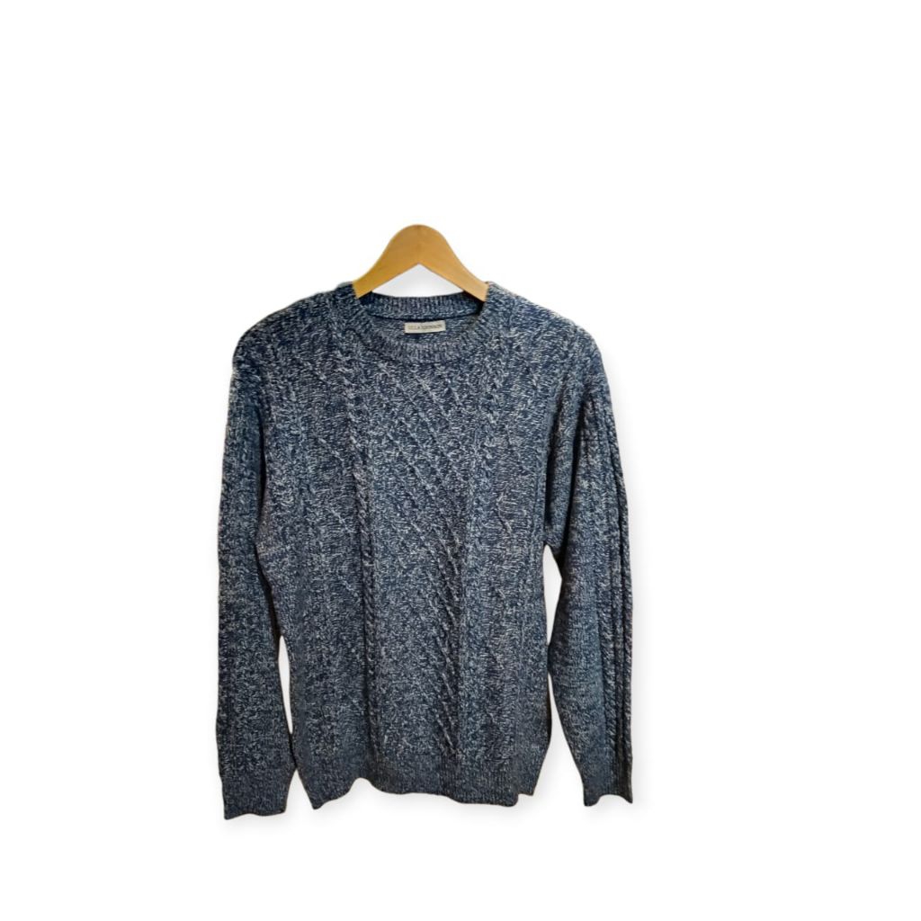 Ulla Johnson Blue Denim Knit Sweater