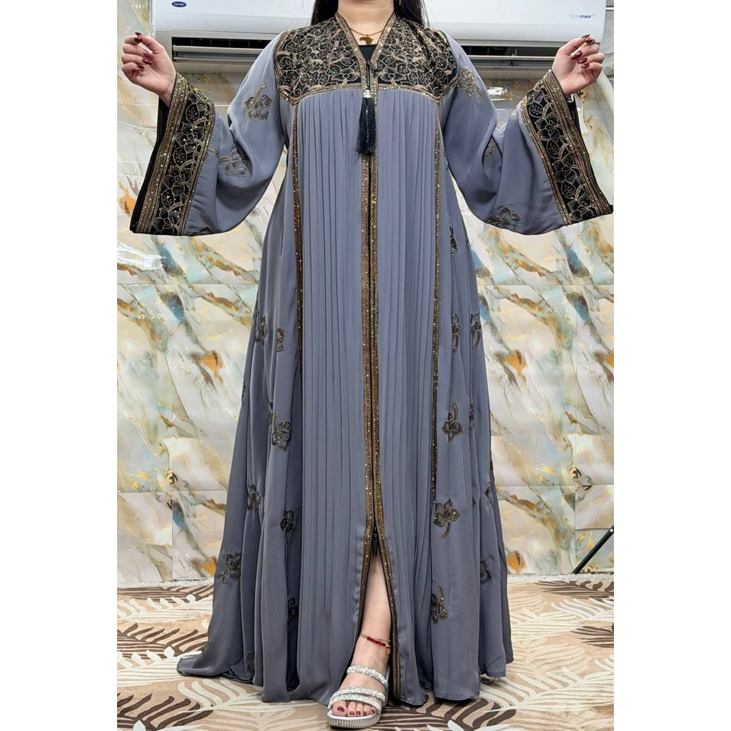 ABAYA PESTA MEWAH ORIGINAL MESIR