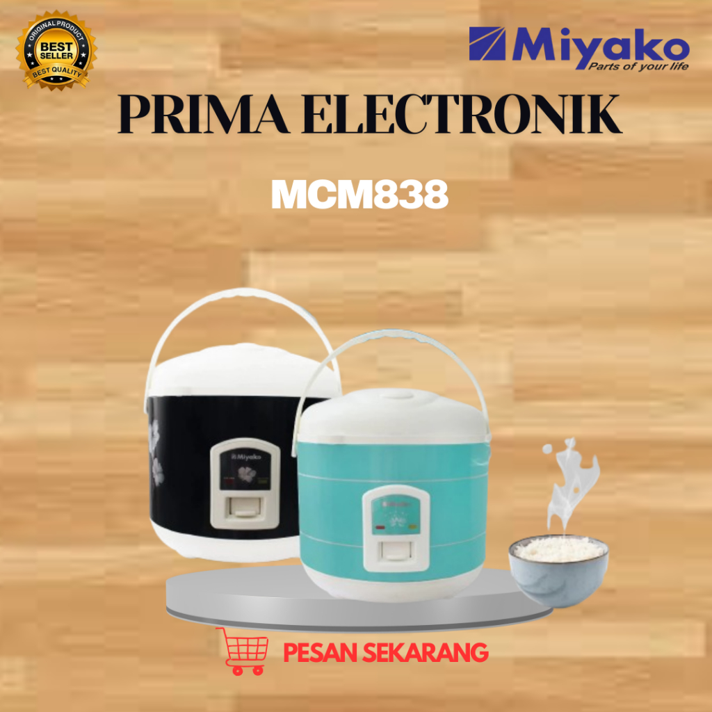 MIYAKO MAGIC COM  3IN1 MCM838 2.2L/MCM-838/MCM 838/MCM-838/MCM 838/MIYAKO ORIGINAL BERGARANSI RESMI