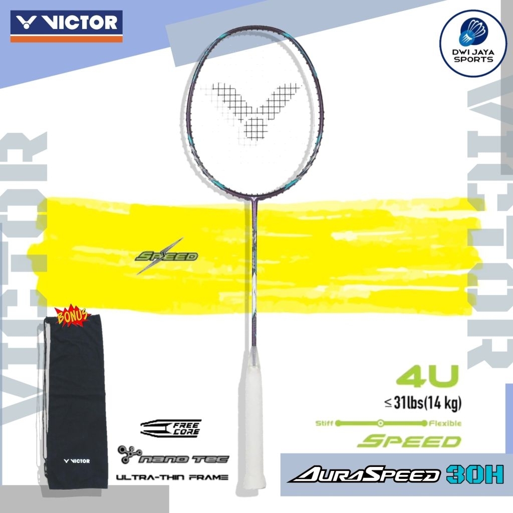 Raket Badminton Victor Auraspeed 30H J | Ars 30 H | Auraspeed 30 H