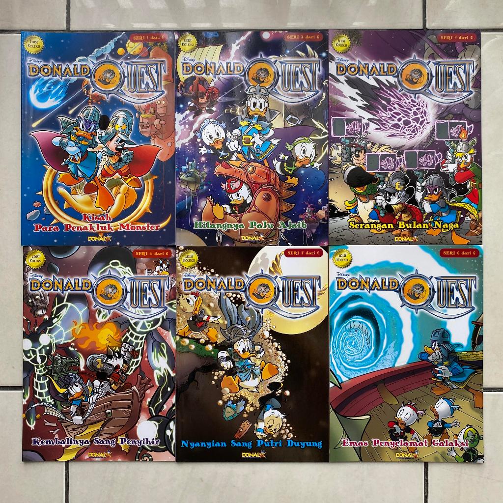 1 Set Komik Donal Bebek Donal Quest - Edisi Koleksi Isi 6 (1)