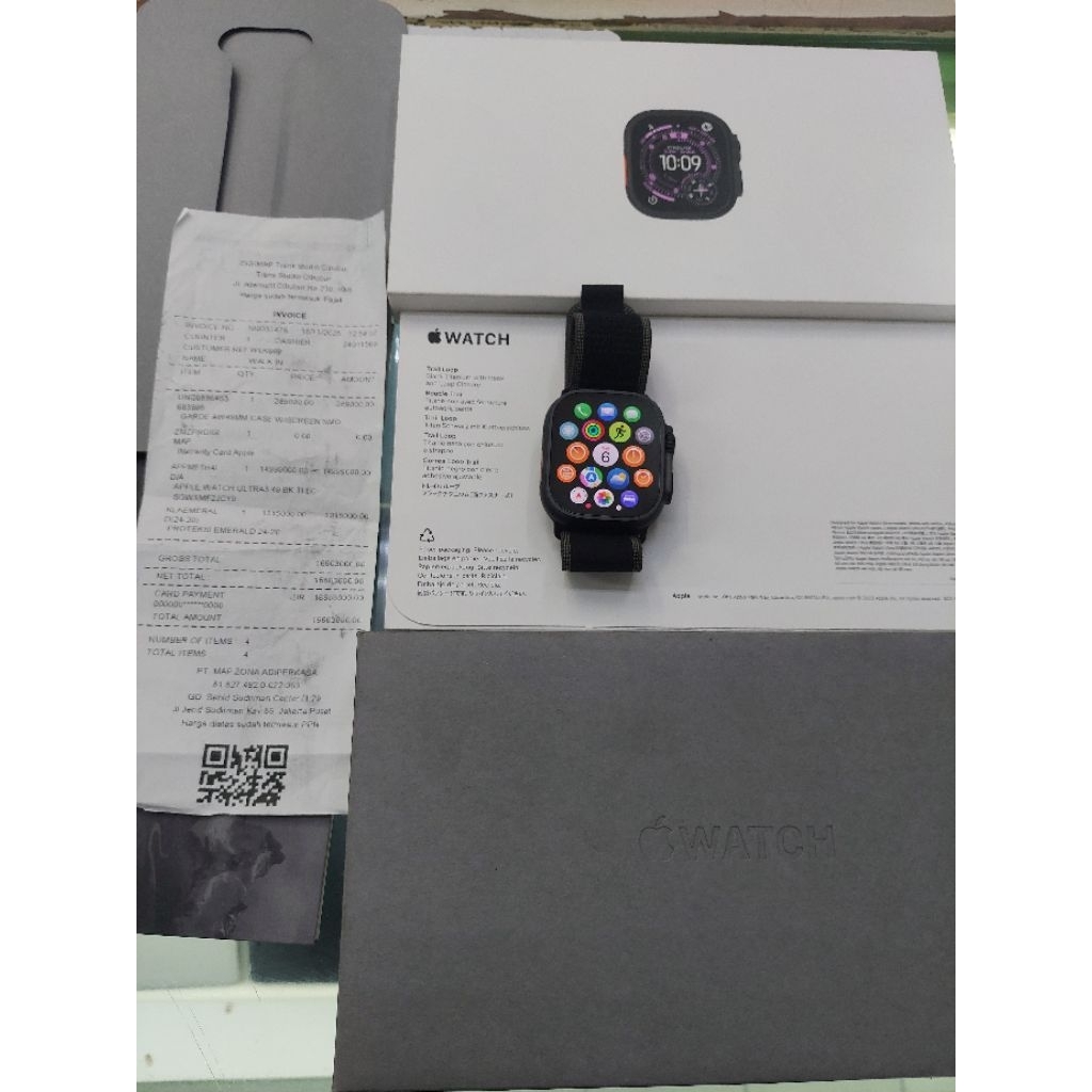 Apple Watch Ultra 3 Black Second ibox BH100% Mulus