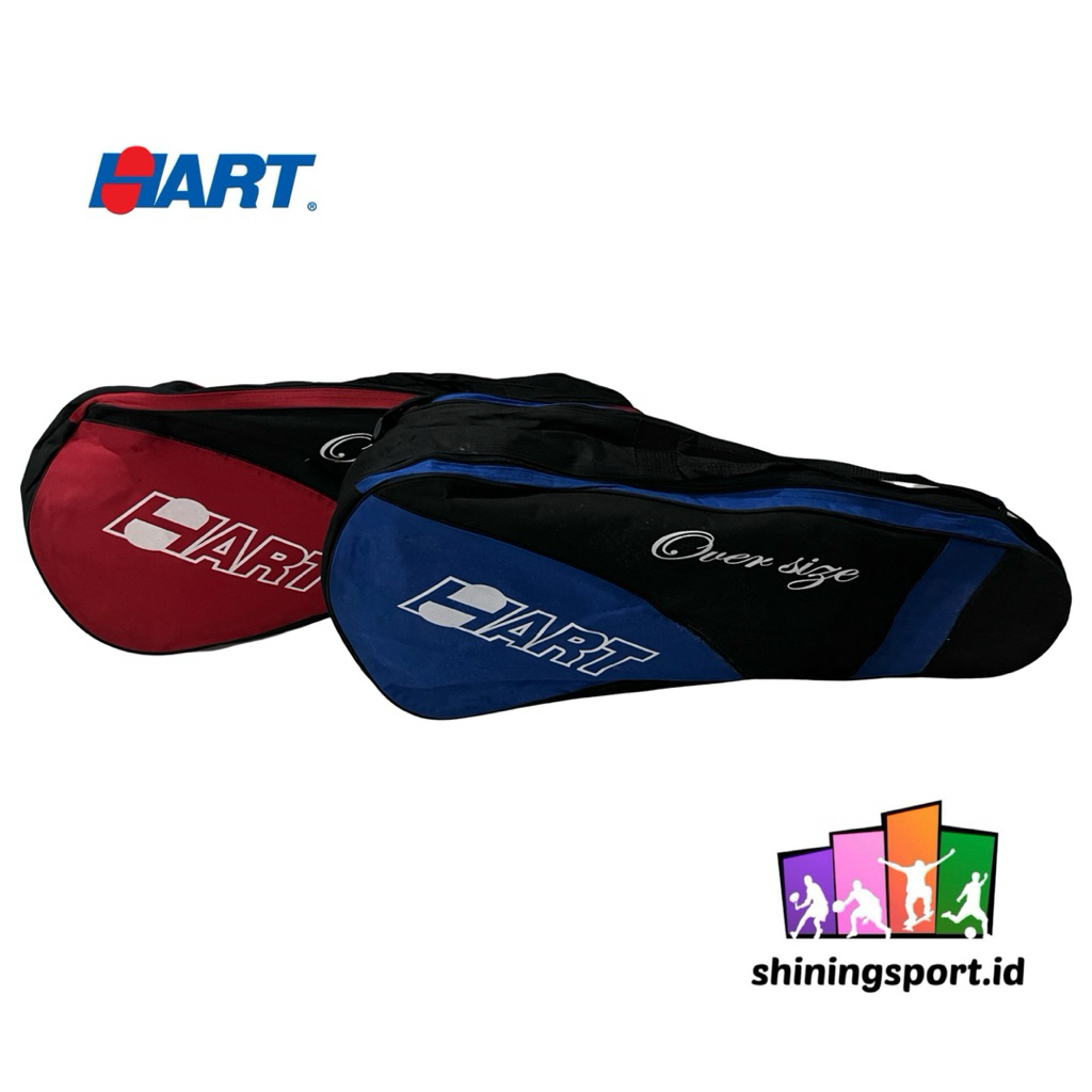 Tas Raket Badminton Hart 2R Oversize 100% Original