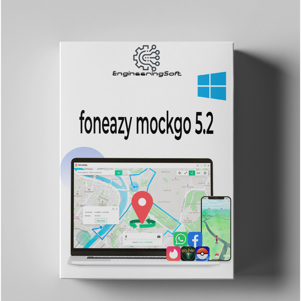 foneazy mockgo 5.2 One-Click iPhone GPS Location Spoofer
