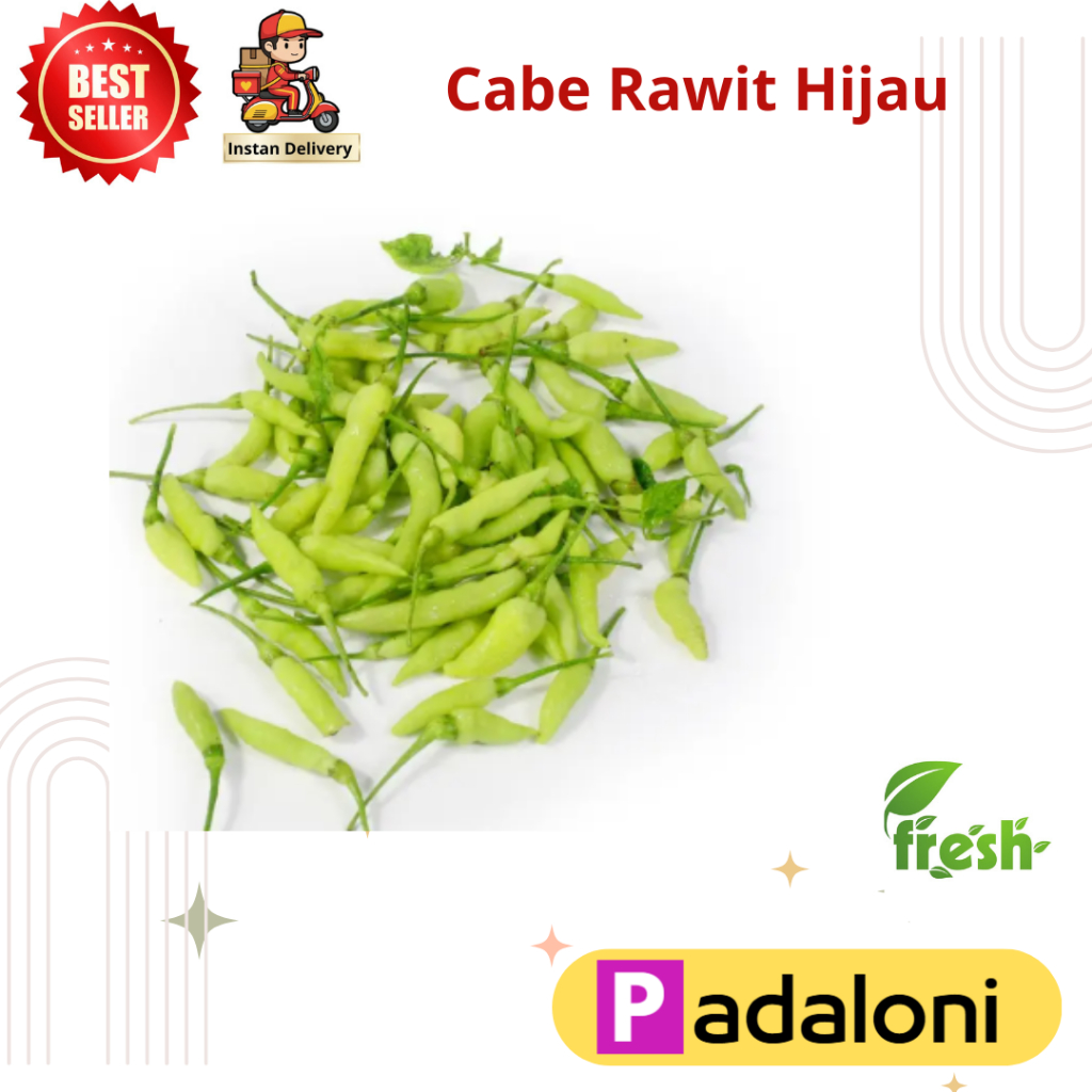 cabe hijau kecil/cabe gorengan