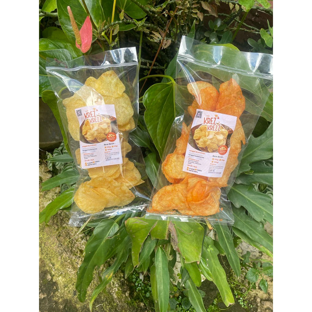 keripik kentang asli dieng