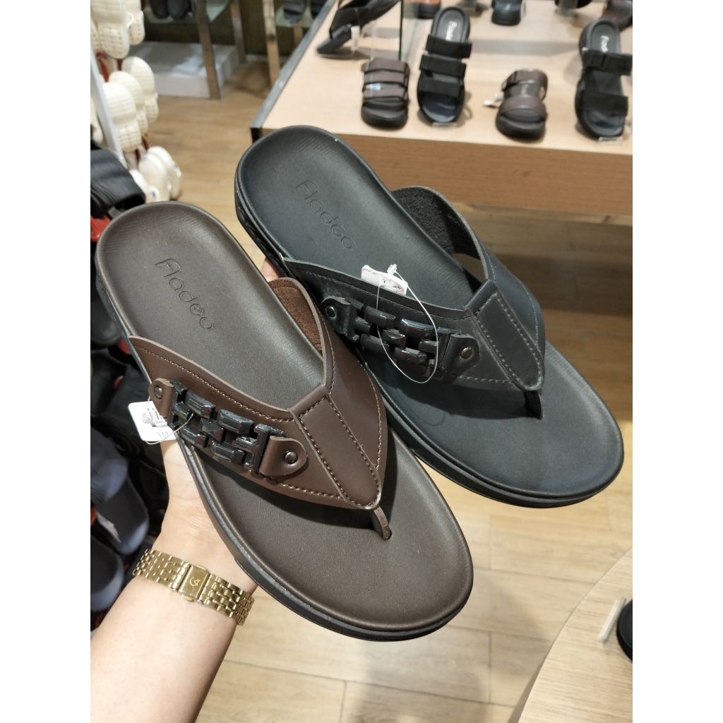 SANDAL COWOK FLADEO PROMO KULIT SINTETIS ORIGINAL MATAHARI STORE